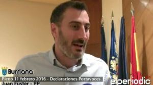 Burriana - Pleno 11 Febrero 2016 - PP - Juan Fuster