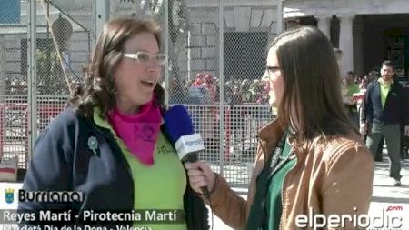 Burriana - Fallas 2016 - Mascletà Día de la Dona de Valencia - Reyes Martí