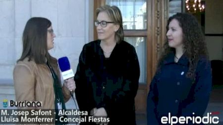 Burriana - Fallas 2016 - Mascletà Valencia - Día de la Dona - Alcaldesa