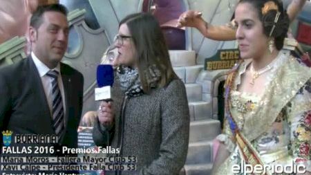 Burriana - Fallas 2016 - Club 53 - 1er Premios Fallas
