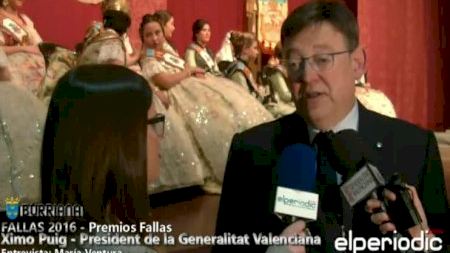 Burriana - Fallas 2016 - Ximo Puig - President GV