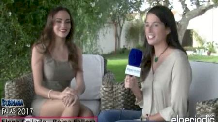 Burriana - Fallas 2016 - Entrevista Elena Collado