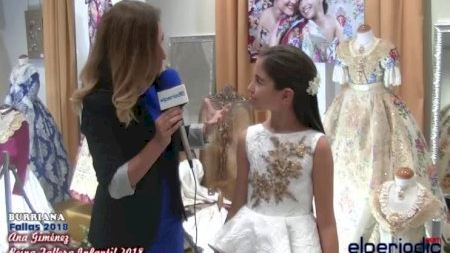 Burriana - Fallas 2018 - Proclamación - Ana Giménez - Reina Fallera Infantil