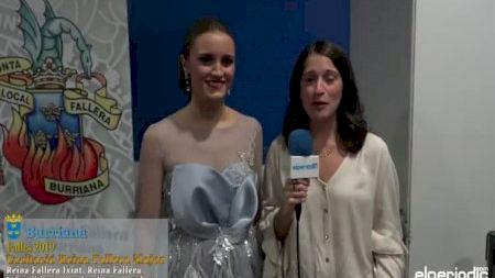 Exaltació Reina Fallera Burriana 2019 - Entrevista amb protagonistes de l'acte