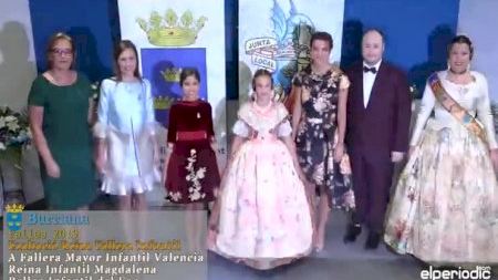 Exaltació Reina Fallera Infantil Burriana 2019 - Entrevista amb les representants infantils festes de Valeciancia, Castelló