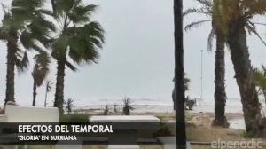 Burriana també pateix les conseqüències del temporal