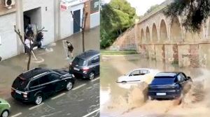 Las curiosas escenas que ha dejado la gota fría en la Comunitat Valenciana Las curiosas escenas que ha dejado la gota fría en la Comunitat Valenciana