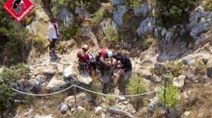 Lunes accidentado en Alicante con rescates en Calp y la sierra de Bernia
