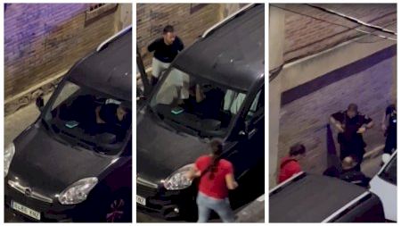 Impressionants imatges de la Policia pillant 'in fraganti' a un lladre a Alacant