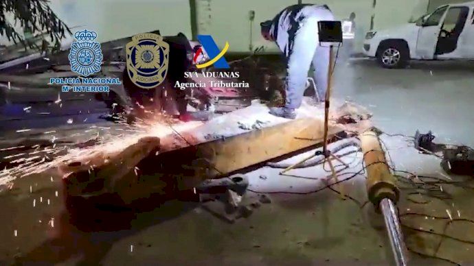 Detenidos dos valencianos por importar 210 kilos de cocaína ocultos dentro de maquinaria industrial