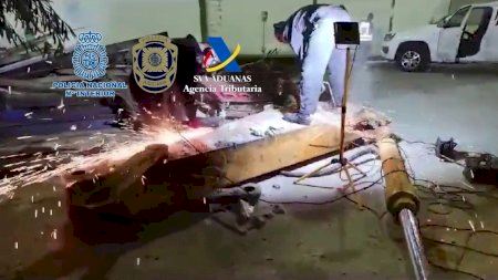 Detenidos dos valencianos por importar 210 kilos de cocaína ocultos dentro de maquinaria industrial