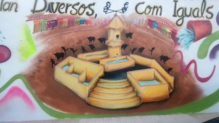 Les Penyes en Festes de la Vall d'Uixó ja tenen el seu mural representatiu