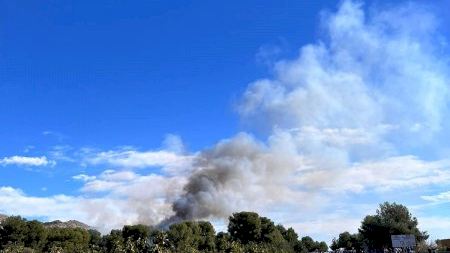 Incendio Ermita Magdalena Castellón