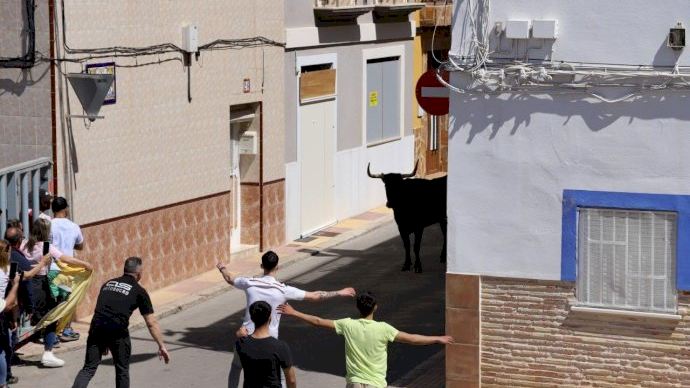 Susto en los ‘bous al carrer’ de Cullera