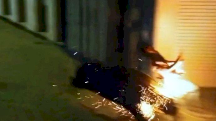 Moments d'angoixa durant el bou embolat de Borriana