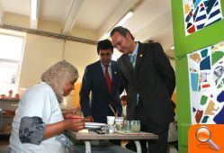 El Alcalde visita la Escuela Taller y el Taller de Empleo