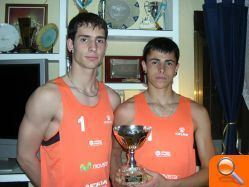 Los castellonenses Daniel Herrera y Obán Vázquez, en el Campeonato del Mundo Sub-19 de Voley Playa