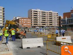 Arrancan los primeros trabajos en la plaza Pere Cornell