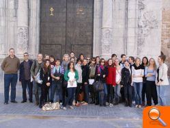 Estudiantes daneses conocen Burriana gracias a un intercambio con alumnos del IES Llombai