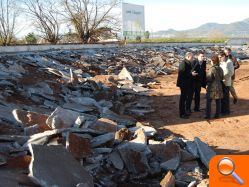 Comienzan los trabajos de demolición previos a la completa reforma del estadio Noulas - (foto 2)
