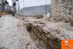 Las obras de Sant Julià descubren la muralla más antigua de Morella