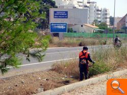 La Concejalía de Imagen Urbana reutiliza el material de las tres rotondas que se van a tematizar para acondicionar la zona de la Malladeta - (foto 2)