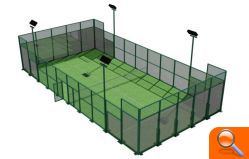 El Ayuntamiento de Vila-real inicia la construcción de dos pistas de pádel en el pabellón de la zona Norte - (foto 3)