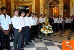 El Valencia CF, a los pies de la patrona, antes de empezar la temporada - (foto 2)