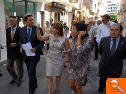 La remodelación de la Calle Sanchis Tarazona culmina el arreglo del  centro histórico y comercial de La Vall