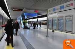 Las nuevas estaciones subterráneas de Alboraya de Metrovalencia reciben 89.731 clientes en un mes