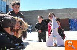 FGV ha organizado hoy en la estación de Aboraya-Palmaret de Metrovalencia un taller infantil sobre Astronomía