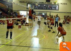 Amistosos de voleibol base entre La Nucía y el Dragones de Daganzo de Madrid