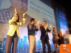 Clemente subraya que la victoria del PP en Benidorm “acabará con la mercadería política y las mentiras de los tránsfugas socialistas”