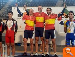 Rubén Donet salda con oro, plata y bronce el Campeonato de España de Ciclismo en Pista