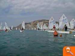 Buen viento y mejor organización en la Copa de España de Óptimist en el CN Alicante Costa Blanca - (foto 5)