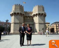 La Alcaldesa califica la peatonalización del Puente de Serranos como una obra integral e histórica que pone en valor uno de los conjuntos patrimoniales más importantes de la ciudad