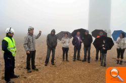 Morella celebra el Día Mundial del Turismo con una visita guiada al parque eólico de Torremiró