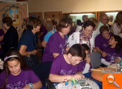 El primer Encuentro de Encaje de Bolillos ha reunido a más de 300 bolilleras de las provincias de Alicante y Albacete - (foto 2)