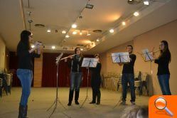 El quinteto de flautas y el grupo de clarinete de Aldaia ofrecen una audición en la "Semana musical a Santa Cecilia" El quinteto de flautas y el grupo de clarinete de Aldaia ofrecen una audición en la "Semana musical a Santa Cecilia"