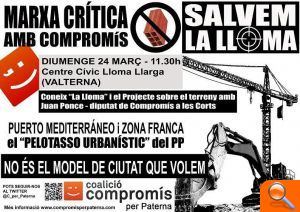 Compromís inicia la campaña "Salvem la Lloma" contra el pelotazo urbanístico del PP en Paterna - (foto 2) Compromís inicia la campaña "Salvem la Lloma" contra el pelotazo urbanístico del PP en Paterna - (foto 2)