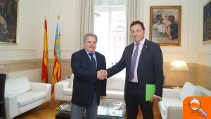 Alfonso Rus recibe al alcalde de Albalat dels Sorells 