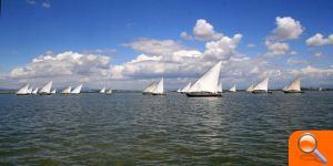 Catarroja organiza una exhibición de vela latina en la Albufera