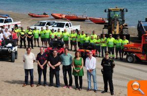 El Ayuntamiento y la Cruz Roja coordinan el operativo especial de salvamento, socorrismo y vigilancia de playas para el verano   