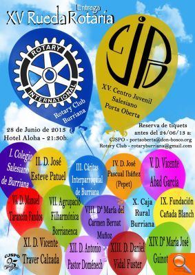 El Rotary Club de Burriana entrega la XV Rueda Rotaria al Centro Juvenil Salesiano Porta Oberta - (foto 2)