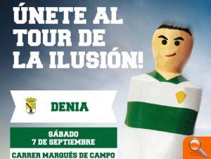 La caravana del Elche CF “El Tour de la Ilusión” llega a Dénia 