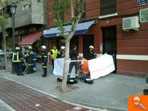 Un conductor fallece en un accidente en la calle Cuenca del barrio de Patraix