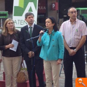 Pilar Collado asiste a los actos del Día Nacional del Daño Cerebral Adquirido organizados por la asociación ATENEO de Castellón