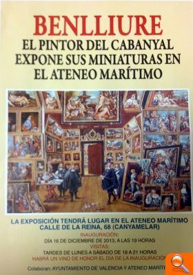 El pintor Vicente Benlliure expone sus miniaturas en el Ateneo Marítimo - (foto 2)