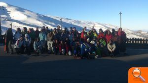 El viaje a Sierra Nevada de Juventud, todo un éxito de clima y nieve 