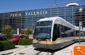 Metrovalencia ofrece servicios especiales de tranvía para desplazarse a Feria Valencia